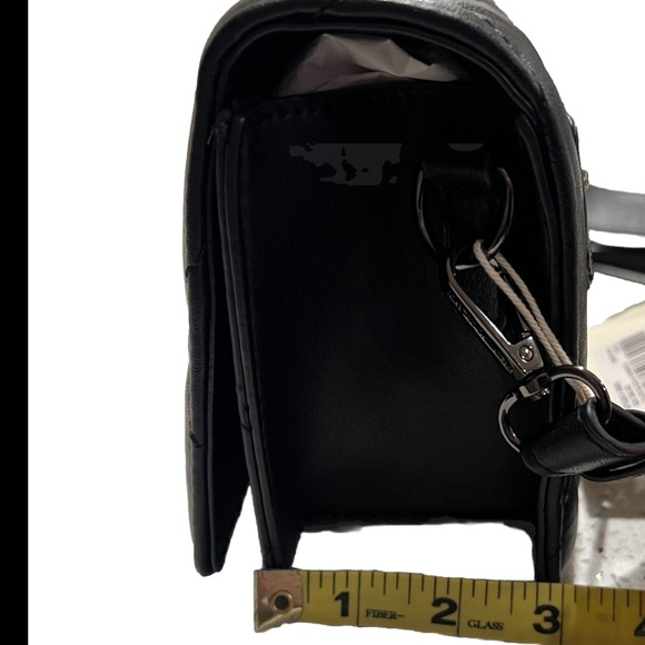 NWT Black Valentino Orlandi Crossbody Vegan Leather Hand Crafted - Picture 12 of 14